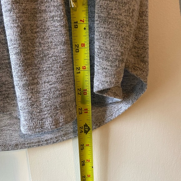 Dex Gray Long Sleeve Womens Small Top Shirt Heathered - Picture 5 of 7